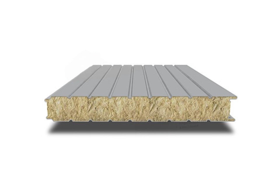Сэндвич-панели для холодильных камер PIR (ПИР), 1200х150 мм, 0.5/0.5, Текстурированный полиэстер
